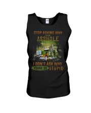 Trucker Clothes - Stop Asking Why Unisex Tank thumbnail