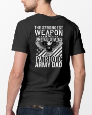 The Strongest Weapon Is A Patriotic Army Dad Classic T-Shirt lifestyle-mens-crewneck-back-5