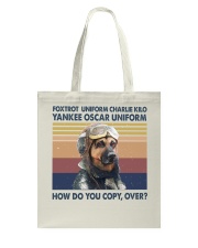 Foxtrot uniform charlie kilo beggie Tote Bag tile