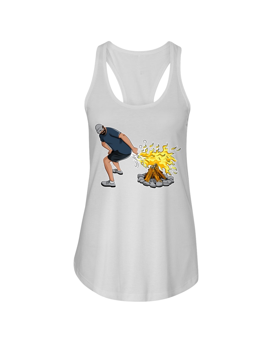HOW TO LIT A BORNFIRE Ladies Flowy Tank