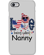 Love Being Called Nanny Life 4th Of July Phone Case tile