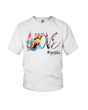Love Giraffe Gigi Youth T-Shirt tile