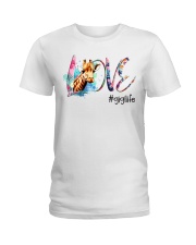 Love Giraffe Gigi Ladies T-Shirt tile