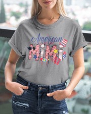 Patriotic Doodle 4th Of July American Mimi Classic T-Shirt custom-t-shirts-classic-lifestyle-front-399