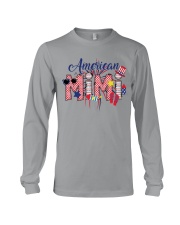 Patriotic Doodle 4th Of July American Mimi Long Sleeve Tee tile