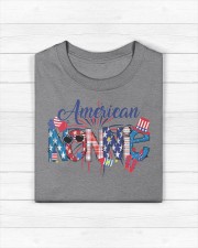 Patriotic Doodle 4th Of July American Nonnie Classic T-Shirt custom-t-shirts-classic-lifestyle-front-343