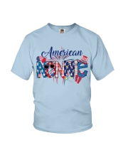 Patriotic Doodle 4th Of July American Nonnie Youth T-Shirt tile