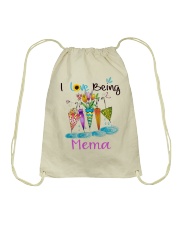Umbrella - I Love Being Mema Drawstring Bag tile
