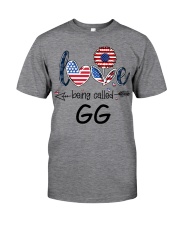 Love Being Called GG Flag Classic T-Shirt front