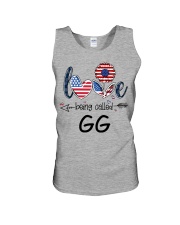 Love Being Called GG Flag Unisex Tank tile