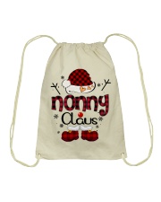 Nonny Claus-Red Plaid Drawstring Bag tile