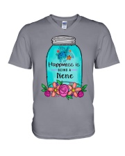 Sea Turtle - Happiness Nene V-Neck T-Shirt tile