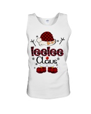 Leelee Claus-Red Plaid Unisex Tank tile