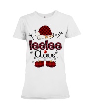 Leelee Claus-Red Plaid Premium Fit Ladies Tee tile