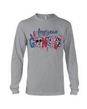 Patriotic Doodle 4th Of July American Grandma Long Sleeve Tee tile