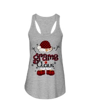 Grams Claus-Red Plaid Ladies Flowy Tank tile