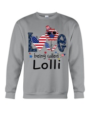 Love Being Called Lolli Life 4th Of July Crewneck Sweatshirt tile