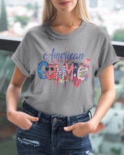 4th Of July Patriotic Doodle American Gammie Classic T-Shirt custom-t-shirts-classic-lifestyle-front-399