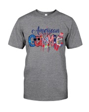 4th Of July Patriotic Doodle American Gammie Classic T-Shirt front