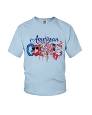 4th Of July Patriotic Doodle American Gammie Youth T-Shirt tile