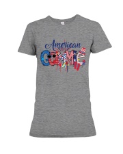 4th Of July Patriotic Doodle American Gammie Premium Fit Ladies Tee tile