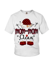 Mom-Mom Claus-Red Plaid Youth T-Shirt tile