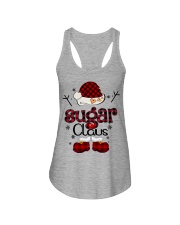 Sugar Claus-Red Plaid Ladies Flowy Tank tile
