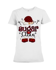 Sugar Claus-Red Plaid Premium Fit Ladies Tee tile