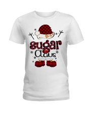 Sugar Claus-Red Plaid Ladies T-Shirt tile