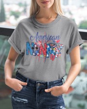 Patriotic Doodle 4th Of July American Nanny Classic T-Shirt custom-t-shirts-classic-lifestyle-front-399