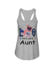 Love Being Called Aunt Life 4th Of July Ladies Flowy Tank tile