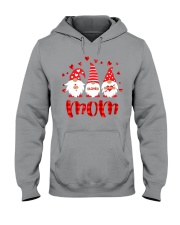 Red - I Love Being Mom Hooded Sweatshirt tile