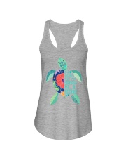 Turtle - Be A Neenah Ladies Flowy Tank tile
