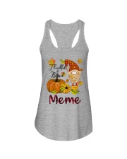 Thankful Blessed Meme Ladies Flowy Tank tile