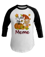 Thankful Blessed Meme Baseball Tee tile