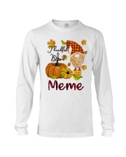 Thankful Blessed Meme Long Sleeve Tee tile