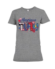 4th Of July Patriotic Doodle American Tutu Premium Fit Ladies Tee tile