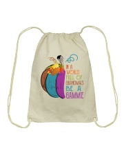 Be A Gammie - Pumpkin Art Drawstring Bag tile