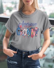 4th Of July Patriotic Doodle American Granny Classic T-Shirt custom-t-shirts-classic-lifestyle-front-399