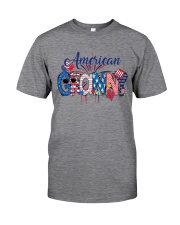 4th Of July Patriotic Doodle American Granny Classic T-Shirt front