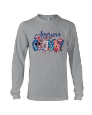 4th Of July Patriotic Doodle American Granny Long Sleeve Tee tile