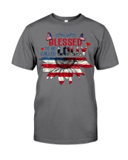 Blessed to be called Lolly 4th July Premium Fit Mens Tee tile