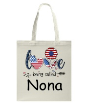 Love Being Called Nona Flag Tote Bag tile