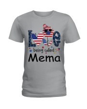 Love Being Called Mema Life 4th Of July Ladies T-Shirt tile
