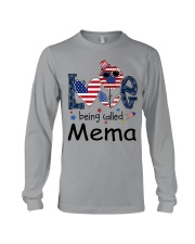 Love Being Called Mema Life 4th Of July Long Sleeve Tee tile