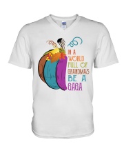 Be A Gaga - Pumpkin Art V-Neck T-Shirt tile