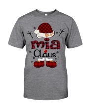 Mia Claus-Red Plaid Classic T-Shirt tile