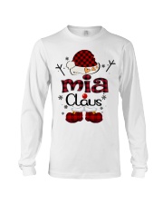 Mia Claus-Red Plaid Long Sleeve Tee tile