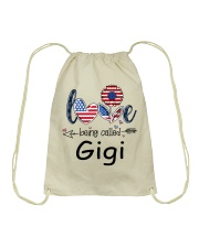Love Being Called Gigi Flag Drawstring Bag tile