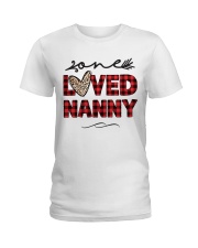 One Loved NANNY Ladies T-Shirt tile